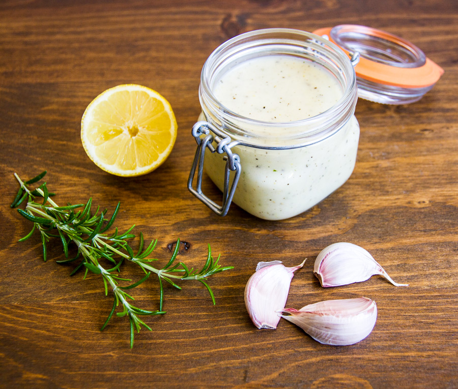 Lemon, Garlic and Rosemary Dressing