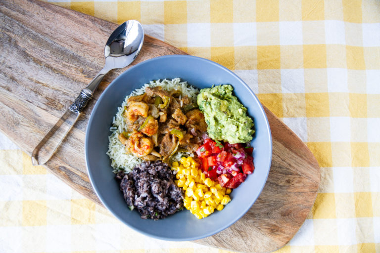 Shrimp Burrito Bowl