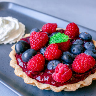 Berry Tart and Chantilly Cream