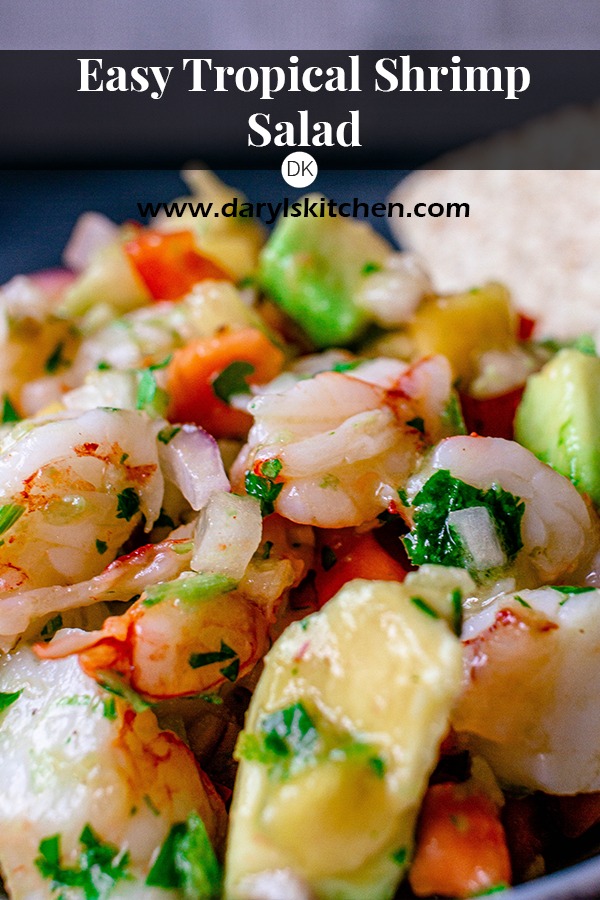 Easy Tropical Shrimp Salad - Daryls Kitchen